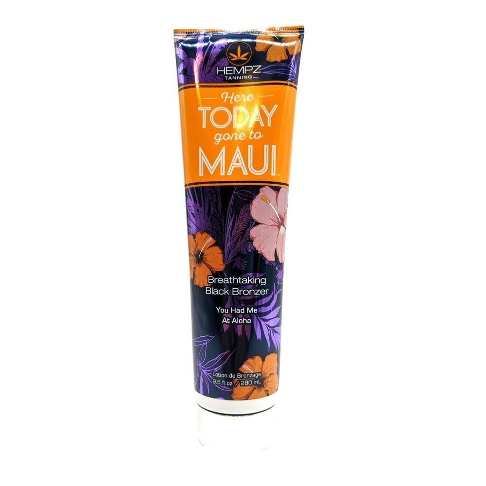 Hempz Here Today Gone to Maui Breathtaking Black Bronzer 9.5 oz Tanning Lotion